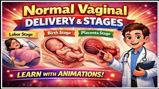Normal L Delivery Animation 3 Stages Of Labour Step-By-Step Process Medical Animation