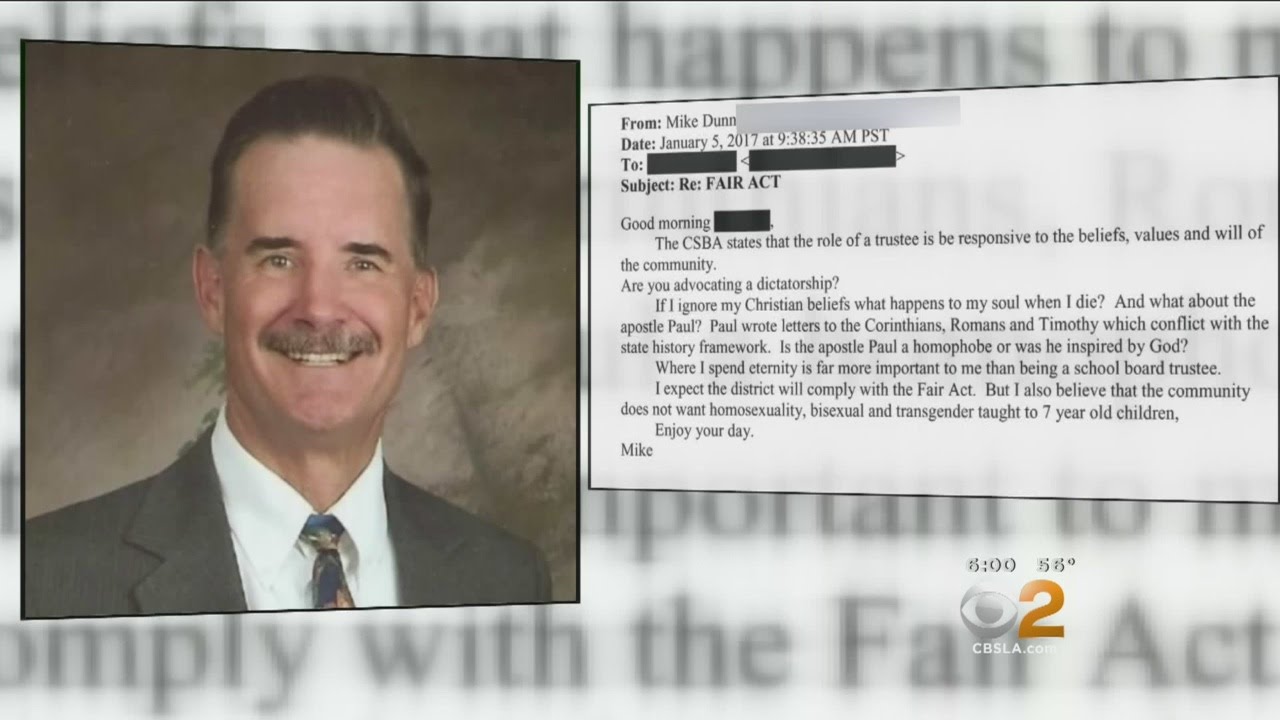 Email Over LGBT School Curriculum Sparks Debate In Conejo Valley