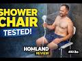 HOMLAND Shower Chair 400 lbs Review – Adjustable Safety Bath Seat