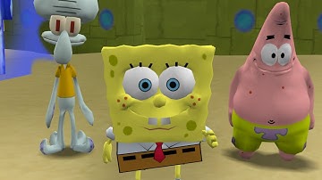 The Simpsons Hit & Run - Annoy Squidward Mission 1 WITH NEW DIALOGUE!