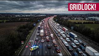 Massive M25 Gridlock: Severe Delays & 10-Mile Long Queues Trap Thousands!
