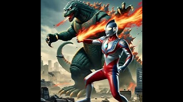 Godzilla vs Ultraman #godzilla #ultraman #subscribe #shorts