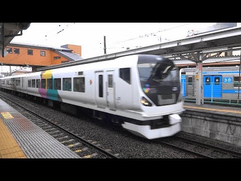 中央線 E257系 特急あずさ9号 大月駅通過