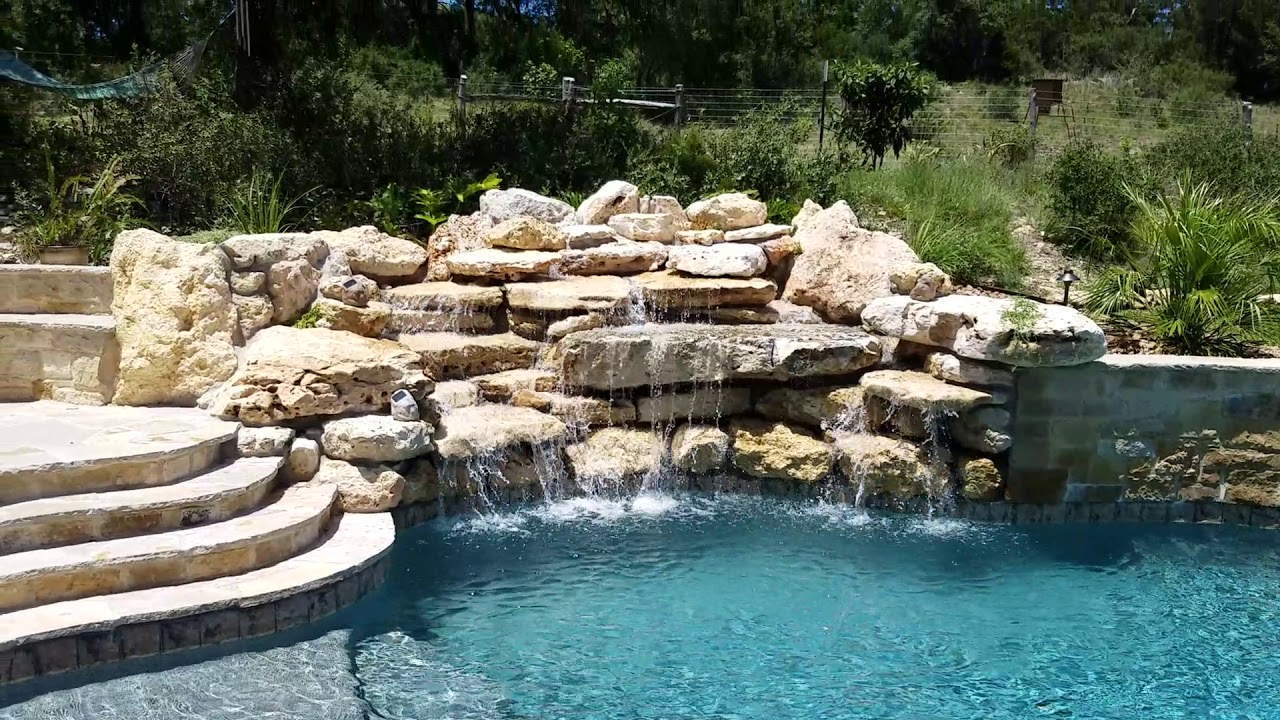 10 ton boulder waterfall