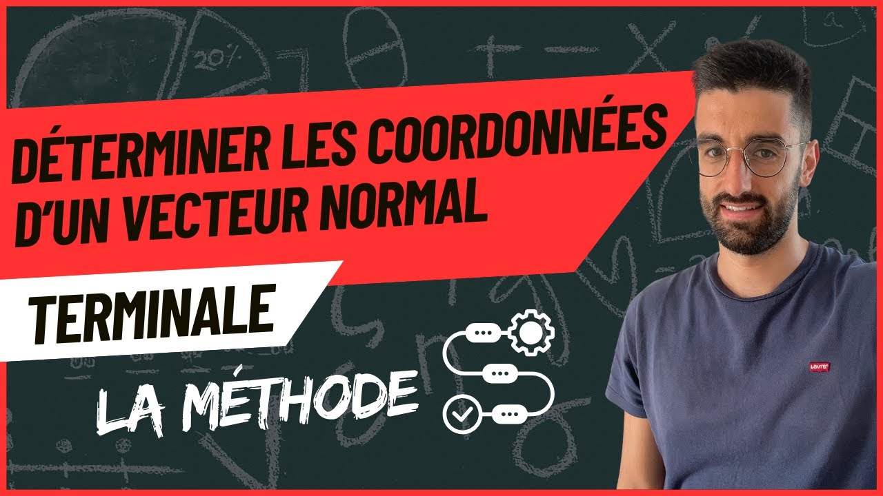 Déterminer les coordonnées d'un vecteur normal à un plan
