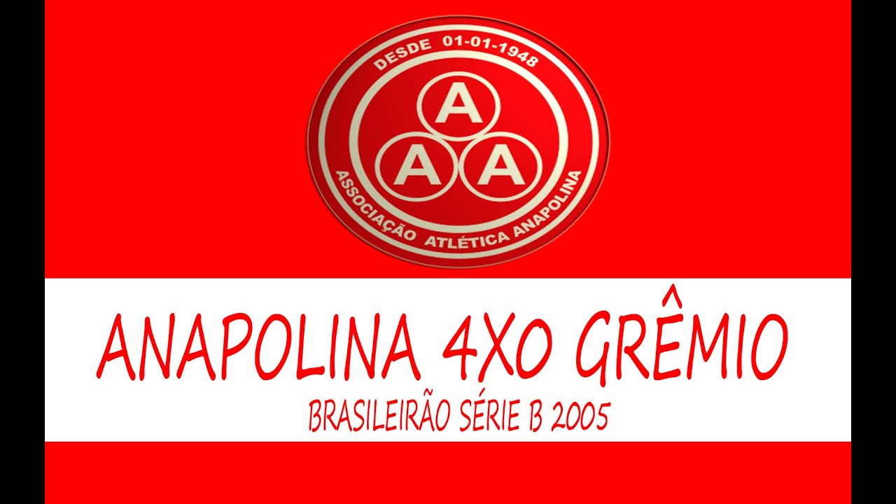 Resultado de imagem para anapolina 4 a 0 gremio