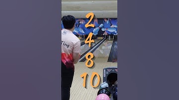 2-4-8-10 Split Conversion！┃#shorts #bowling
