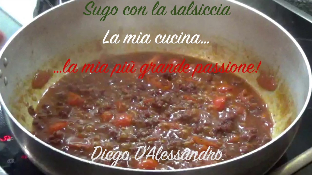 Sugo con la salsiccia