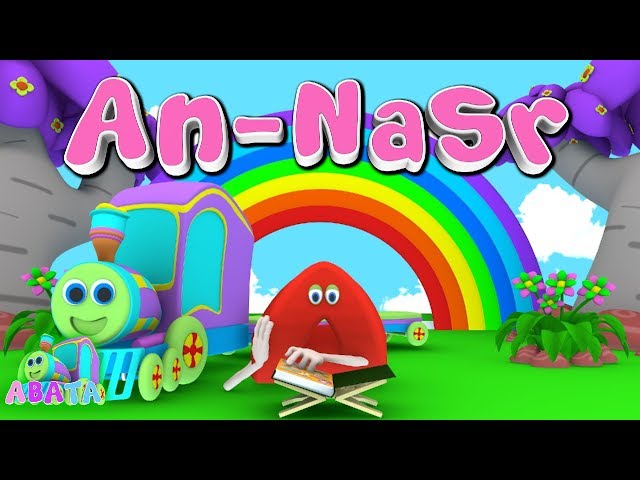 Animation 3D Juz Amma An - Nasr | Recite Quran with Battar Train Hijaiyah | ABATA Channel class=