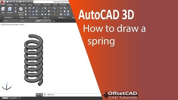 AutoCAD how to draw a spring