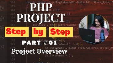 PHP project step by step | MYSQL  AJAX JQUERY BOOTSTRAP CSS JAVASCRIPT HTML| PHP CRUD for beginners.