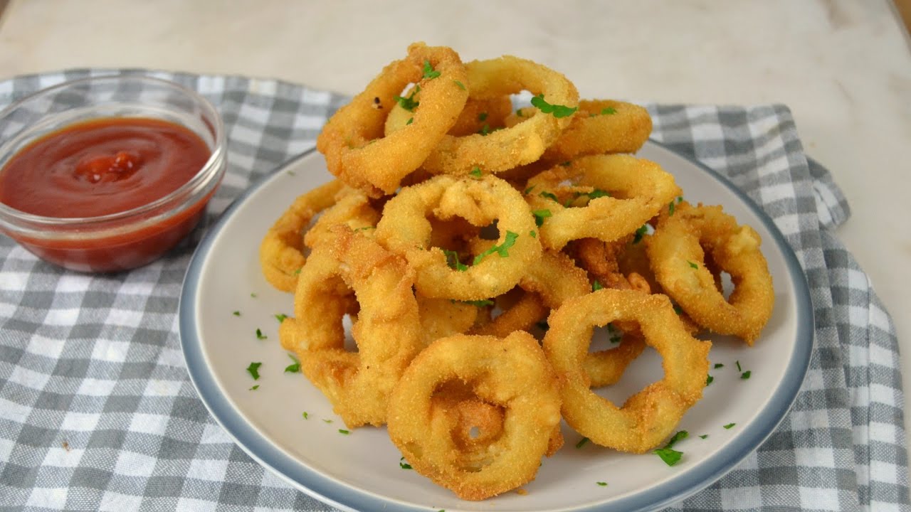 Aprende cómo hacer aros de cebolla fritos, Delicioso