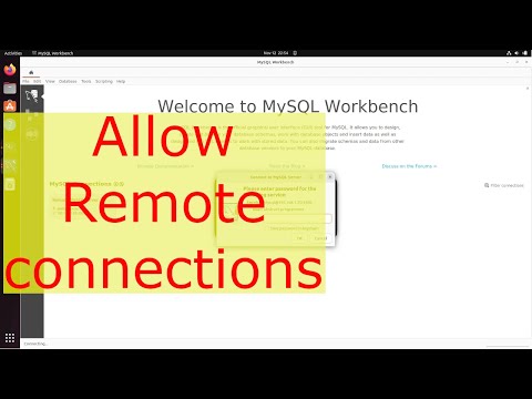 वीडियो: मैं MySQL क्लाइंट को दूरस्थ mysql से कनेक्ट करने की अनुमति कैसे दूं?