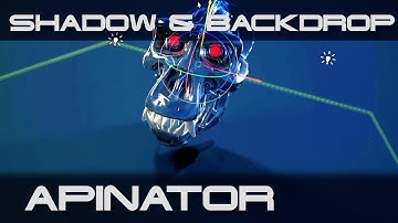 110 Mechanical Skull - Marmoset Shadow Catcher and Backdrop