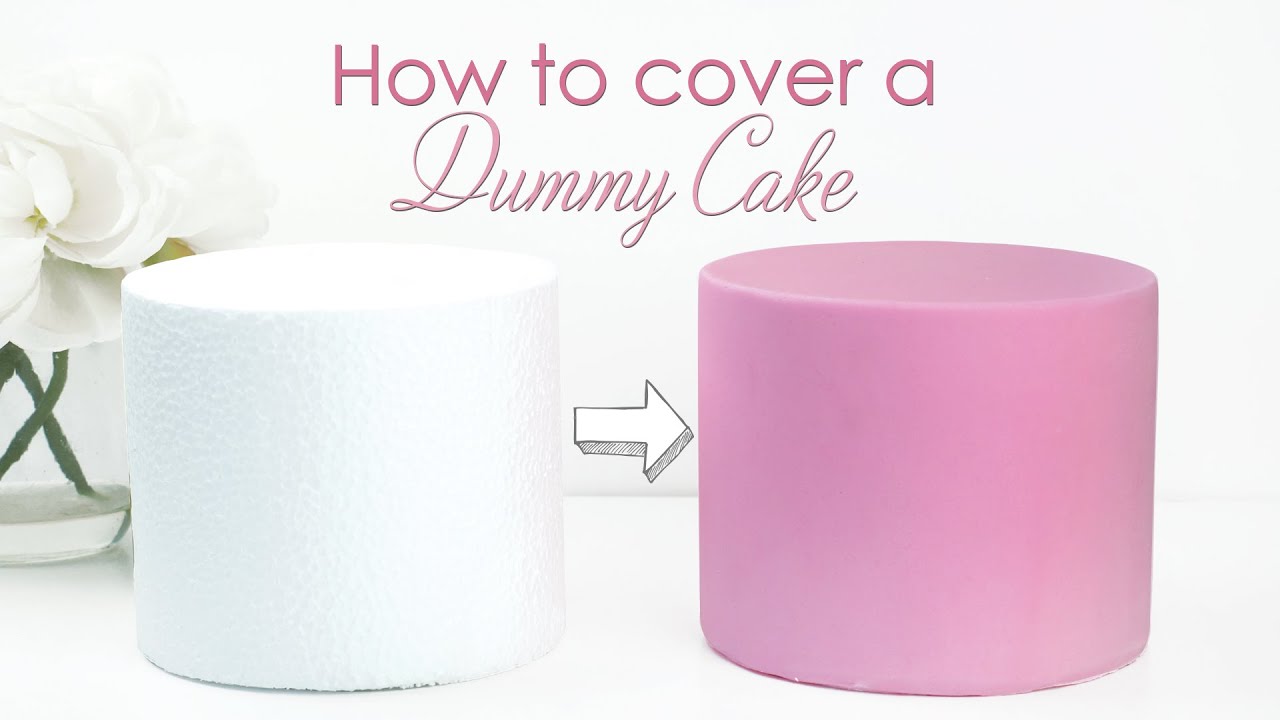 how-to-prepare-and-cover-a-polystyrene-cake-dummy-tutorial-youtube