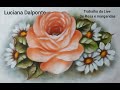 Live, Pintura em tecido, Aprenda a pintar rosa e margaridas  Luciana Dalponte