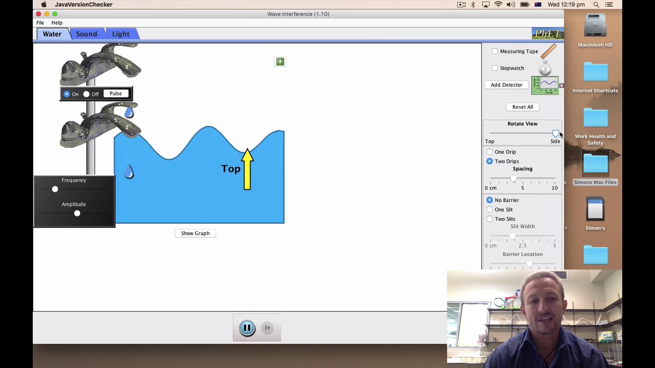PhET Wave Interference YouTube