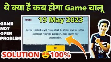 Server is Not Online Yet. Please Check The official News for further information regarding Availabi