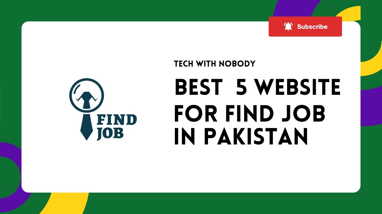 Best 5 site For Find job in Pakistan Apply For Jobs in Pakistan