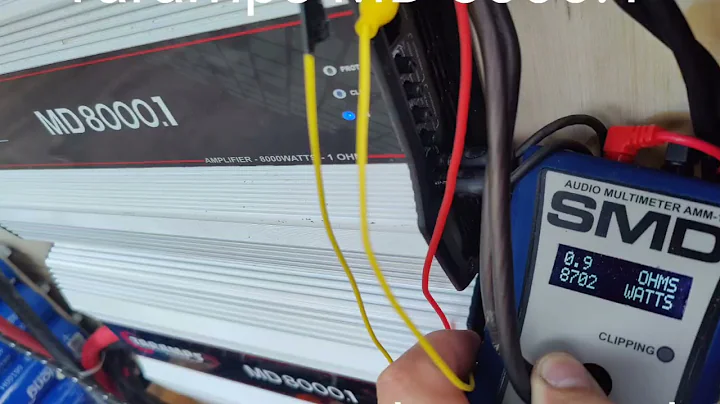 My Taramps MD8000 amps and specs.