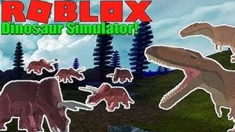 Roblox Dino sim killing a hacker! and tricking it to talk!