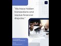 🔍 Secure your business with Forensic Accounting Services