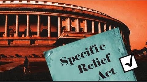 Recovery of Possession Immovable Property Specific Relief Act, 1963 Section 5&6