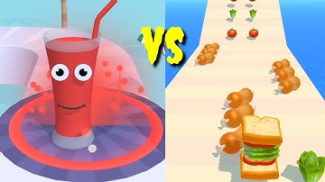 ▶️ Sandwich Runner vs Juice Run New Level update, Android iOS gameplay walkthrough 😀😀