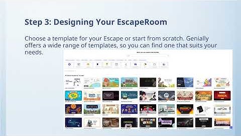 Module 6 How to use Genially to create Escape rooms