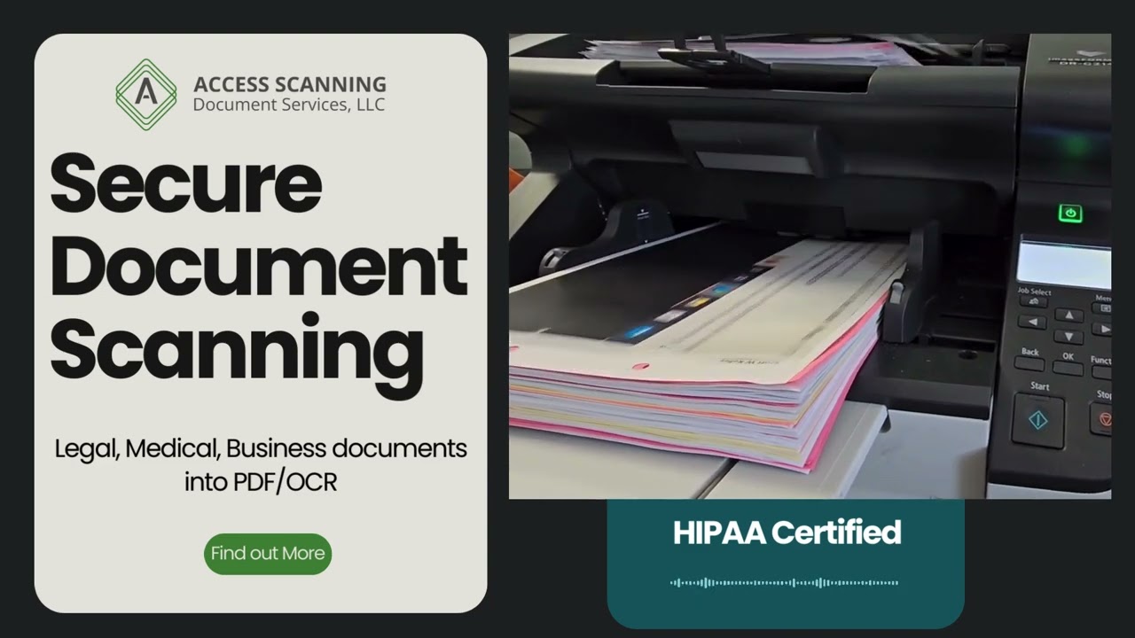 Document Scanning Process to PDF