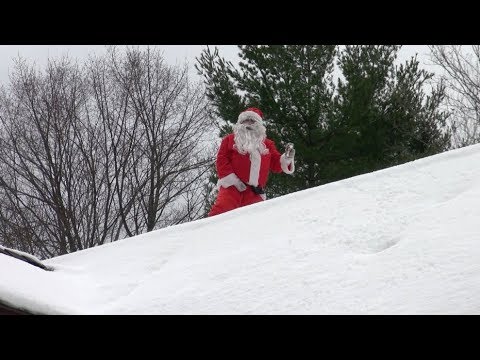 LEAKED - SANTA CLAUS SIGHTING CAUGHT ON TAPE - YouTube