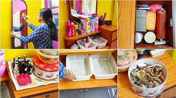 Dressing table organisation / How I organise my dressing table / Dressing table tour #myvlogmytips
