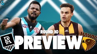 PORT ADELAIDE VS HAWTHORN | AFL PREVIEW: ROUND 10, 2O24