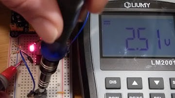 Some basic multimeter measurements of LM393 LM393N comparator circuit