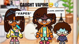 CAUGHT VAPING😬🌬️||*WITH VOICE*|| Toca boca roleplay (please don't vape, IT'S BAD FOR YOU!)