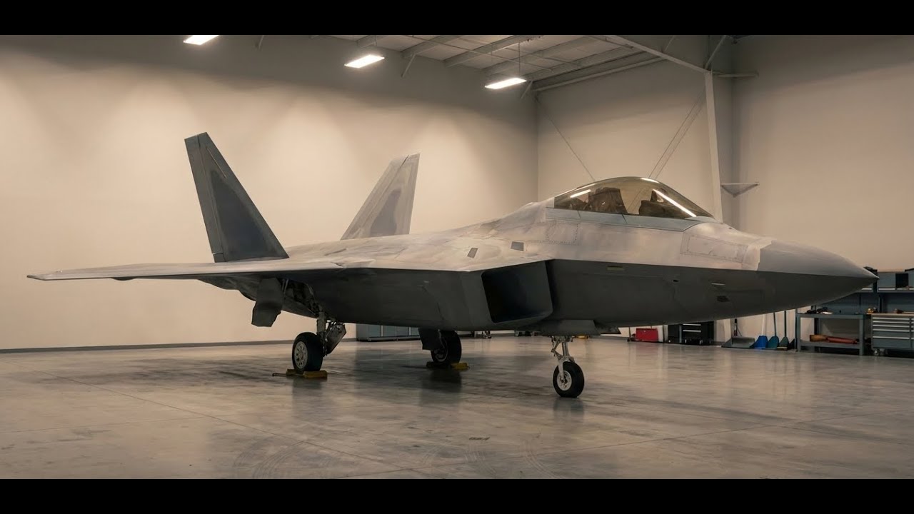 F 22 Raptor Full Restoration Abandoned Jet Rebuilt ASMR - YouTube