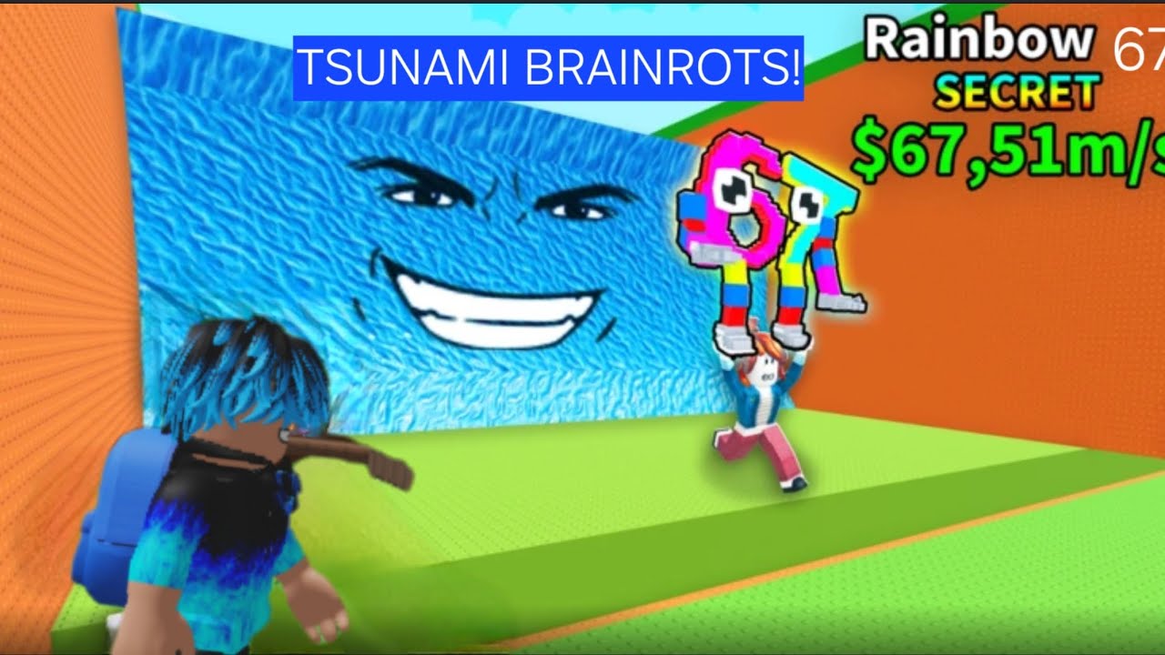 UCIEKAM PRZED TSUNAMI BRAINROTS🌊  w ROBLOX!