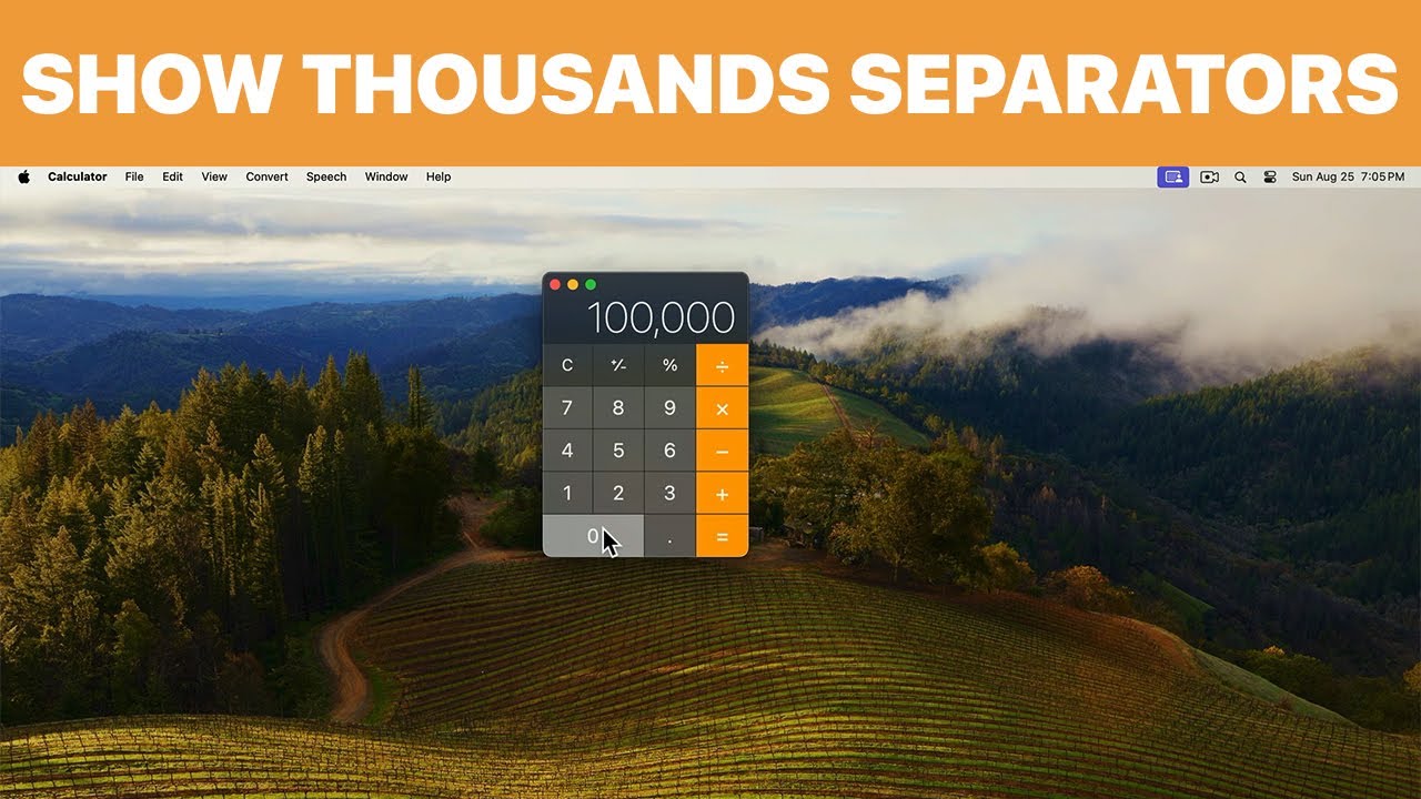 How to Show Thousands Separators in Calculator on Mac (Tutorial) - YouTube