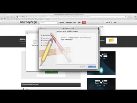 Install Git On Mac OS X - part 1