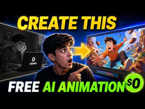 Create and Monetize This Viral 2D Animation Niche | 100% FREE With AI