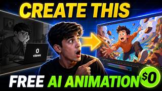 Create and Monetize This Viral 2D Animation Niche | 100% FREE With AI