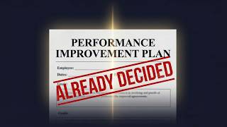 What a Performance Improvement Plan Actually Means — They Won't Tell You !