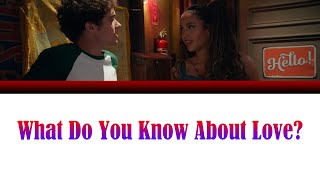 Video thumbnail of "Joshua Bassett, Sofia Wylie - What Do You Know About Love? (Color-Coded Lyrics) [From HSMTMTS]"