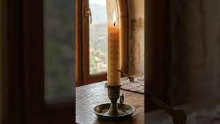 The invention and use of the candle clock #shorts #funny #podcast #fire #candle #flame