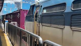 【サメ】JR貨物 EF66 126号機+コキ20両 2077レ 神戸にて