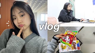 Korea Uni Vlog Semana De Provasmidterm Season Study Vlog Running Errands Método De Estudos