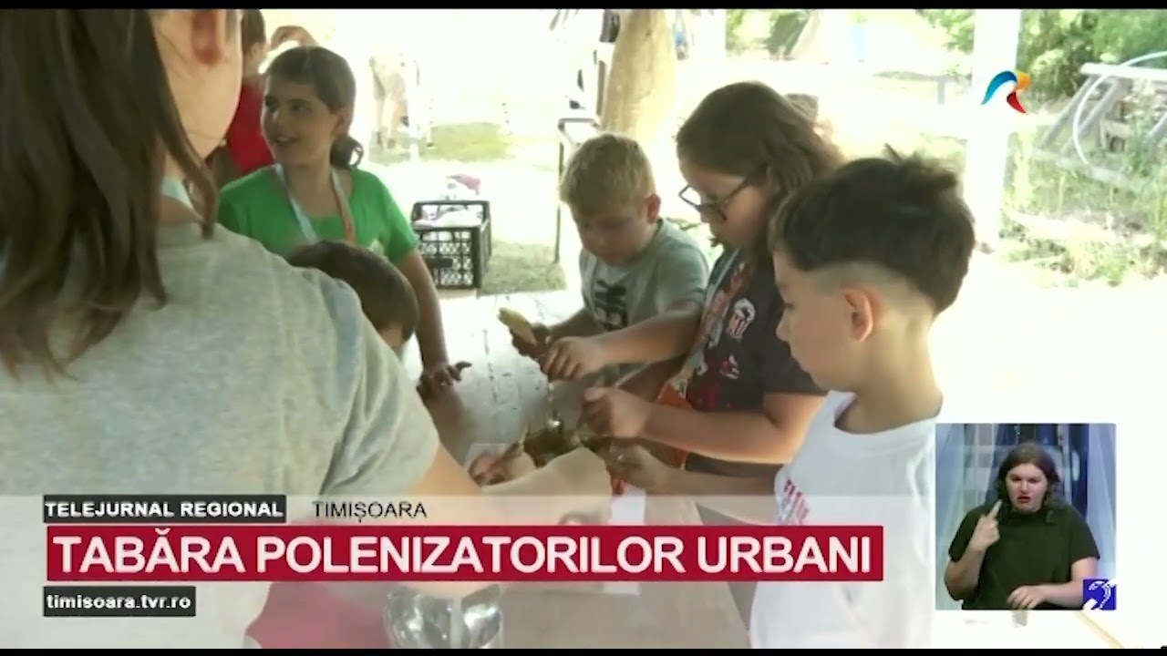 Tabăra Polenizatorilor Urbani îi apropie pe copii de natură și tehnologie #StiriRegionale