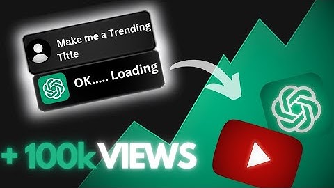 Write YouTube Titles with ChatGPT & Get 2X MORE Views!!