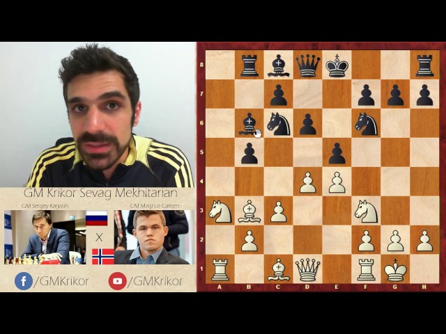 Karjaking x Carlsen - Partida 2 - Campeonato Mundial de 2016