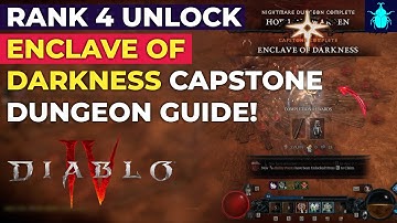 Diablo 4: Enclave of Darkness Capstone Dungeon Guide | Unlock Rank IV